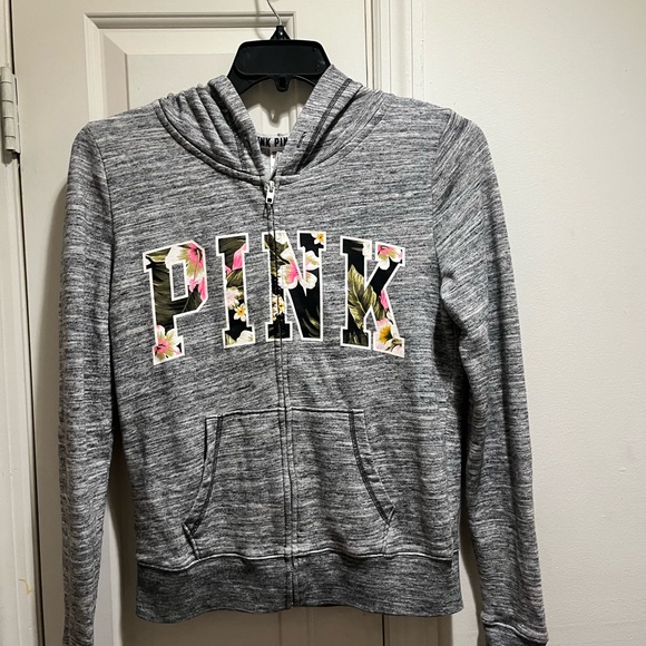 PINK Victoria's Secret Tops - Pink VS sweatshirt with hoodie